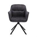 Eetkamerstoel Talas Antraciet (set of 2) - Majorr