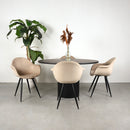 Eettafel Oliva 130x130x75 cm - Majorr