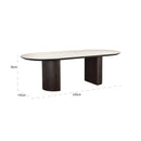 Eettafel Ritz 240 (Brown) - Majorr