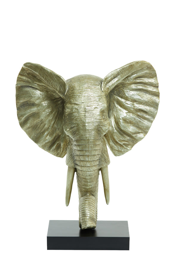 Ornament Elephant - Goud - 38.5x19.5x49cm