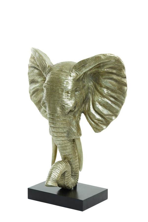 Ornament Elephant - Goud - 38.5x19.5x49cm