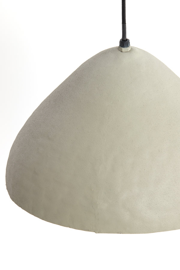 Hanging lamp 32x20 cm ELIMO matt light grey - Majorr