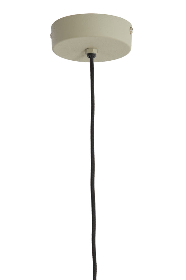 Hanging lamp 32x20 cm ELIMO matt light grey - Majorr