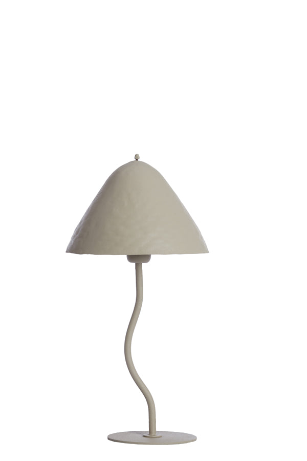 Table lamp 25x50 cm ELIMO matt light grey - Majorr