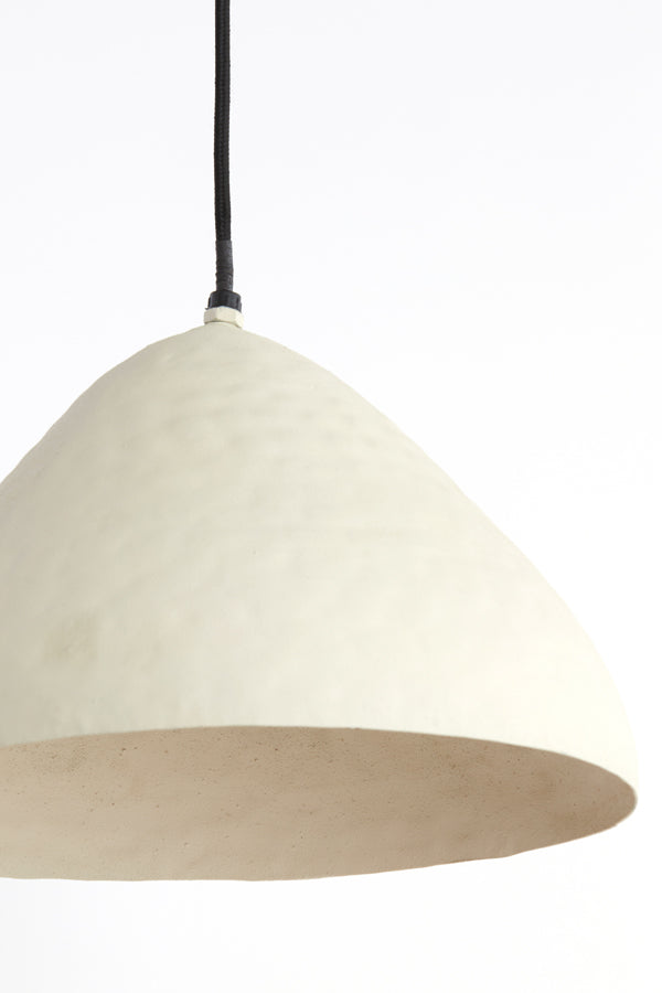 Hanging lamp 40x25 cm ELIMO matt cream - Majorr