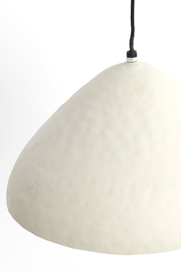 Hanging lamp 40x25 cm ELIMO matt cream - Majorr