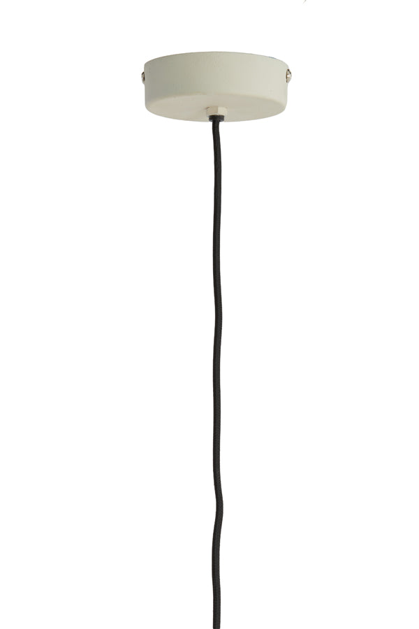 Hanging lamp 40x25 cm ELIMO matt cream - Majorr