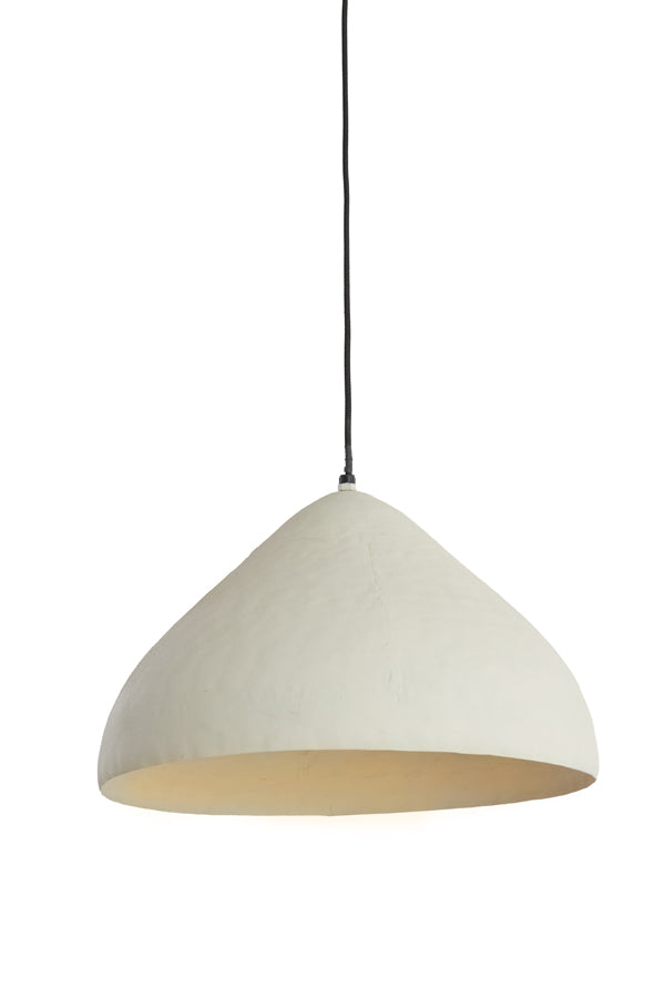 Hanging lamp 40x25 cm ELIMO matt cream - Majorr