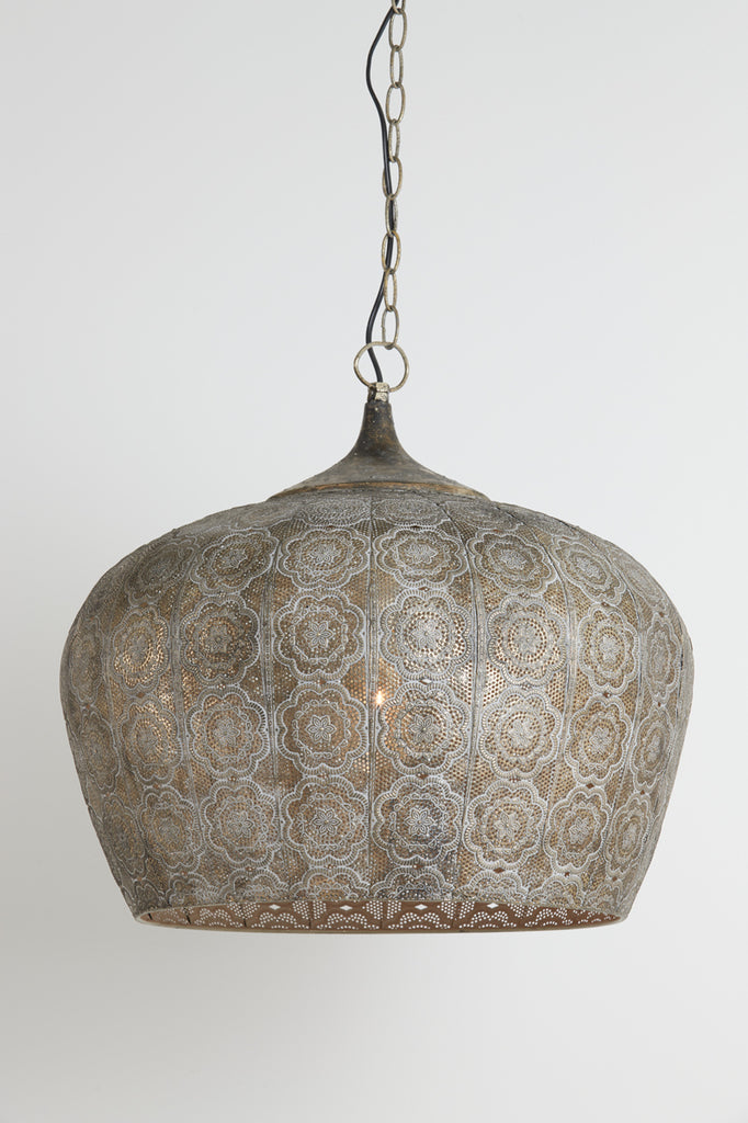 Hanging lamp 51,5x46 cm EMINE brown gold