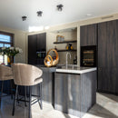 Barstoel Indigo khaki velvet - Majorr