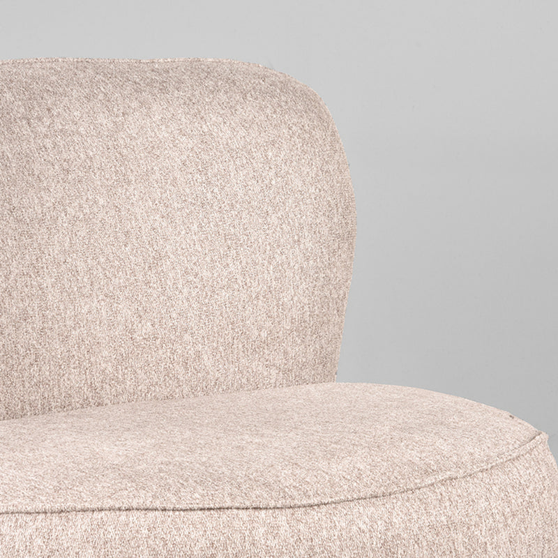 LABEL51 Fauteuil Bunny - Taupe - Boucle - Majorr