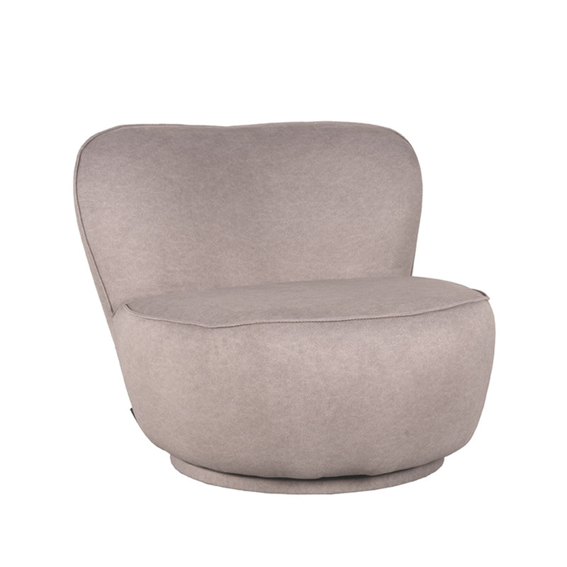 LABEL51 Fauteuil Bunny - Taupe - Microfiber - Majorr