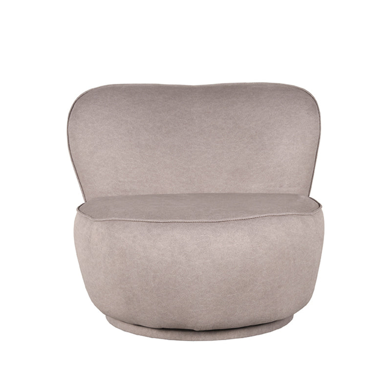 LABEL51 Fauteuil Bunny - Taupe - Microfiber - Majorr