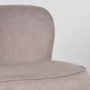 LABEL51 Fauteuil Bunny - Taupe - Microfiber - Majorr