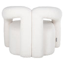 Fauteuil Dana white furry (Himalaya 900 white furry) - Majorr