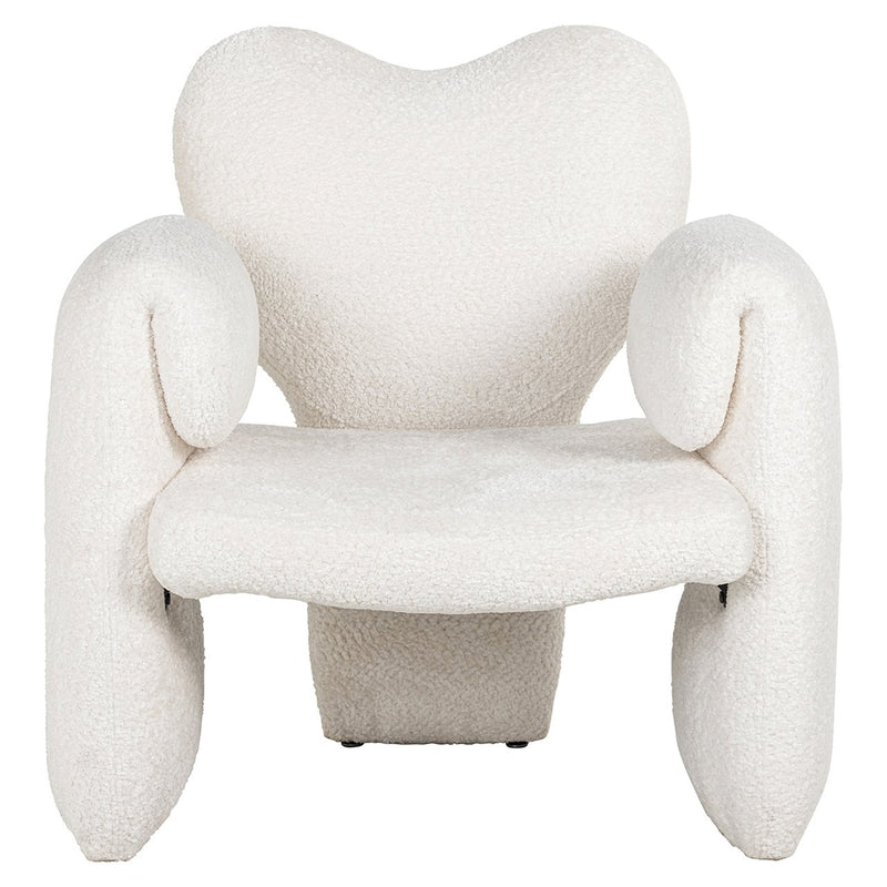 Fauteuil Didi white sheep (Sheep 02 white) - Majorr