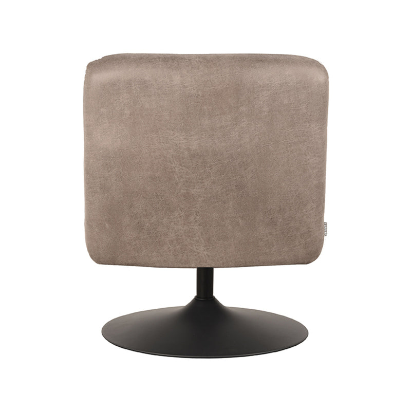 LABEL51 Fauteuil Eli - Taupe - Microfiber - Majorr