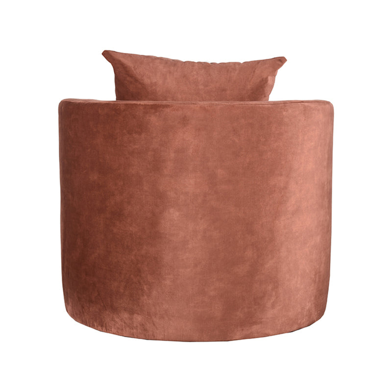 LABEL51 Fauteuil Evy - Rust - Velours - Majorr