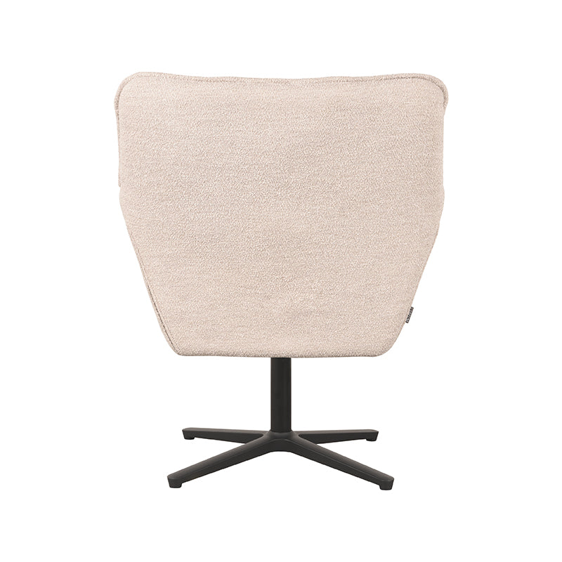 LABEL51 Fauteuil Ian - Naturel - Boucle - Majorr