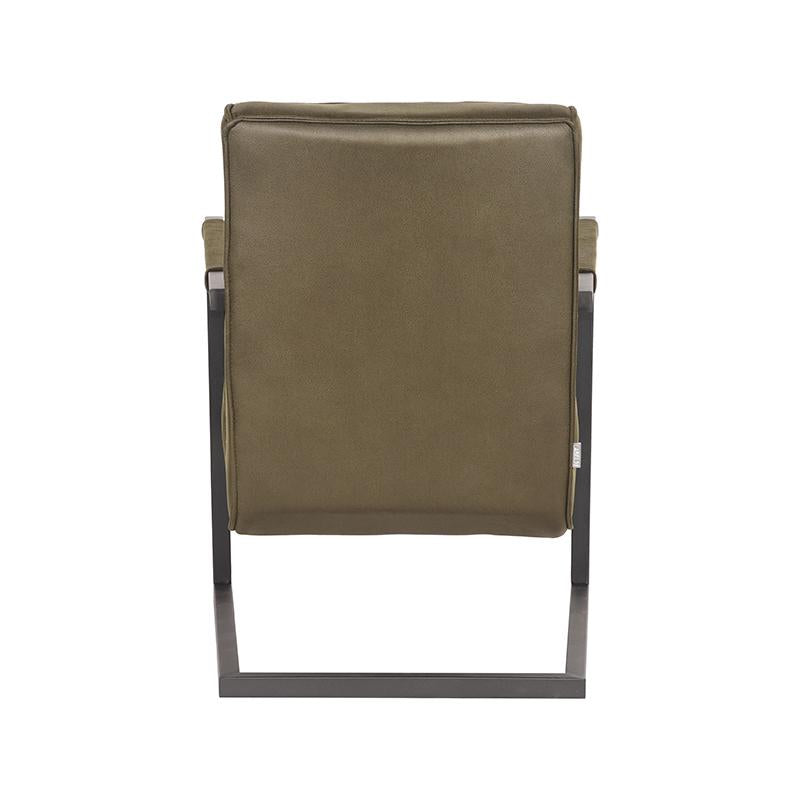 LABEL51 Fauteuil Milo - Army green - Microfiber - Majorr