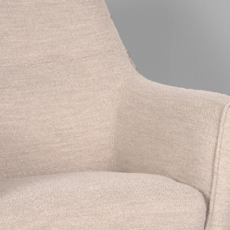 LABEL51 Fauteuil Tod - Naturel - Boucle - Majorr