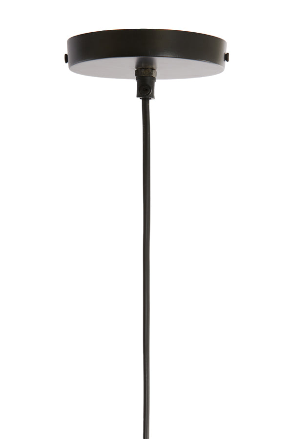 Hanglamp Ø42x32 cm FELIDA crème - Majorr