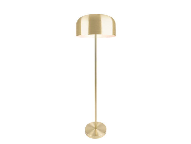 Vloerlamp Capa - Metaal Mat Geborsteld goud - Ã˜42x150cm