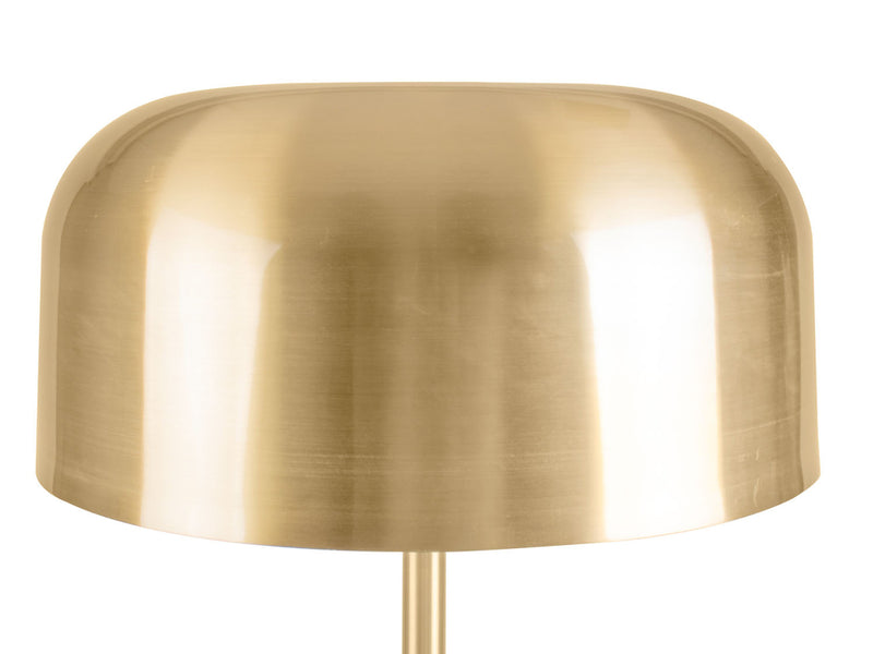 Vloerlamp Capa - Metaal Mat Geborsteld goud - Ã˜42x150cm