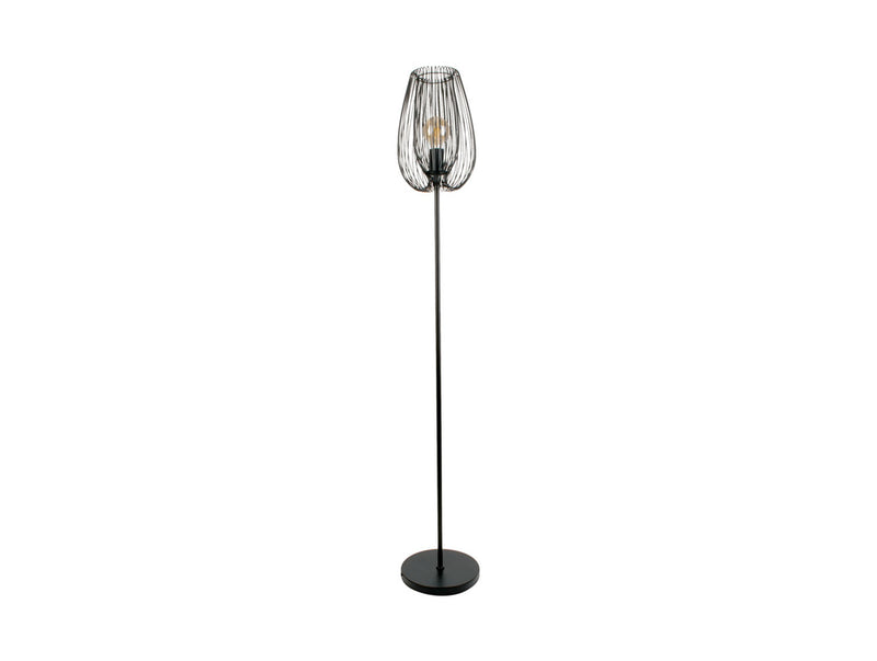 Vloerlamp Lucid - Ijzer Zwart - Ã˜22x150cm