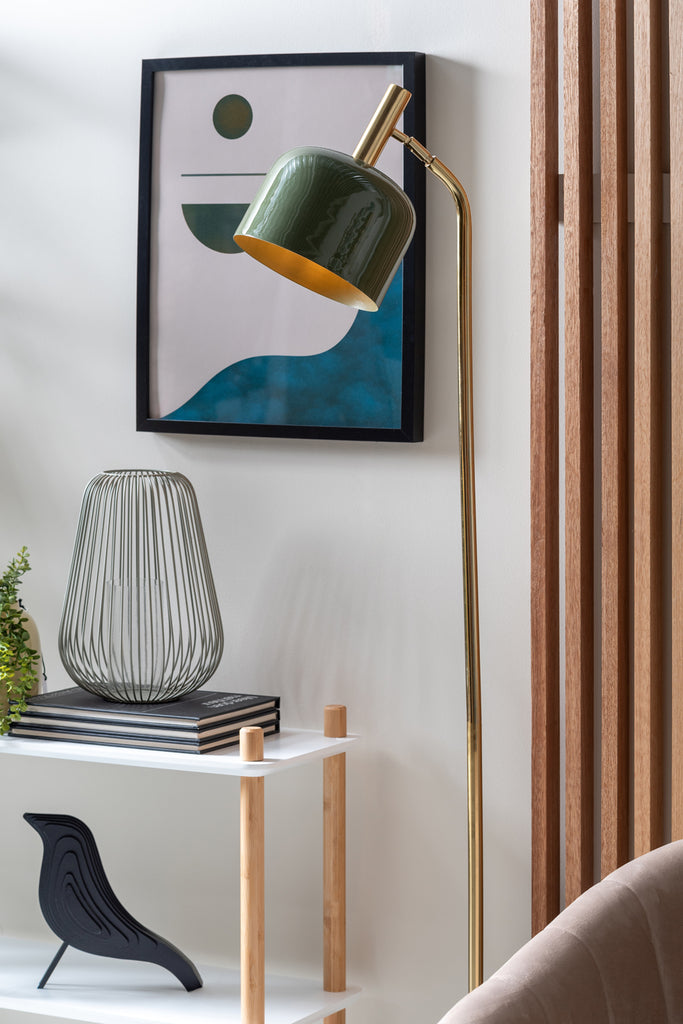 Vloerlamp Smart - Groen - 26x26x164cm - Majorr