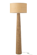 Floor Lamp Umbrella Ailanthus Wood Natural - Majorr