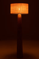 Floor Lamp Umbrella Ailanthus Wood Natural - Majorr
