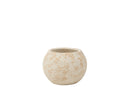 Flowerpot Rustic Clay White Large - Majorr