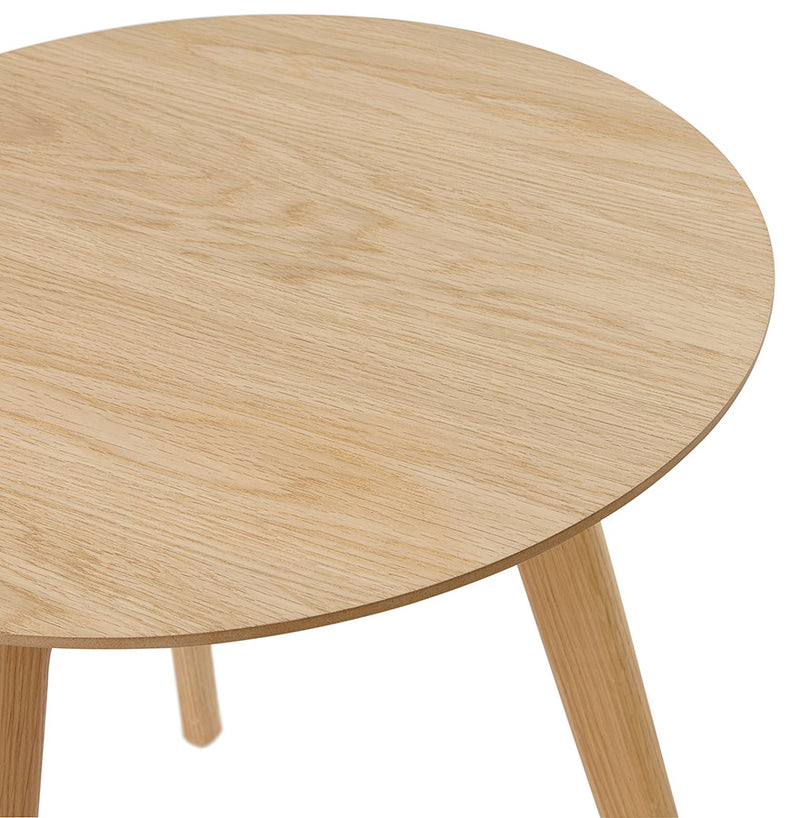 Ronde mimiset 'GABY' van naturel hout - Majorr