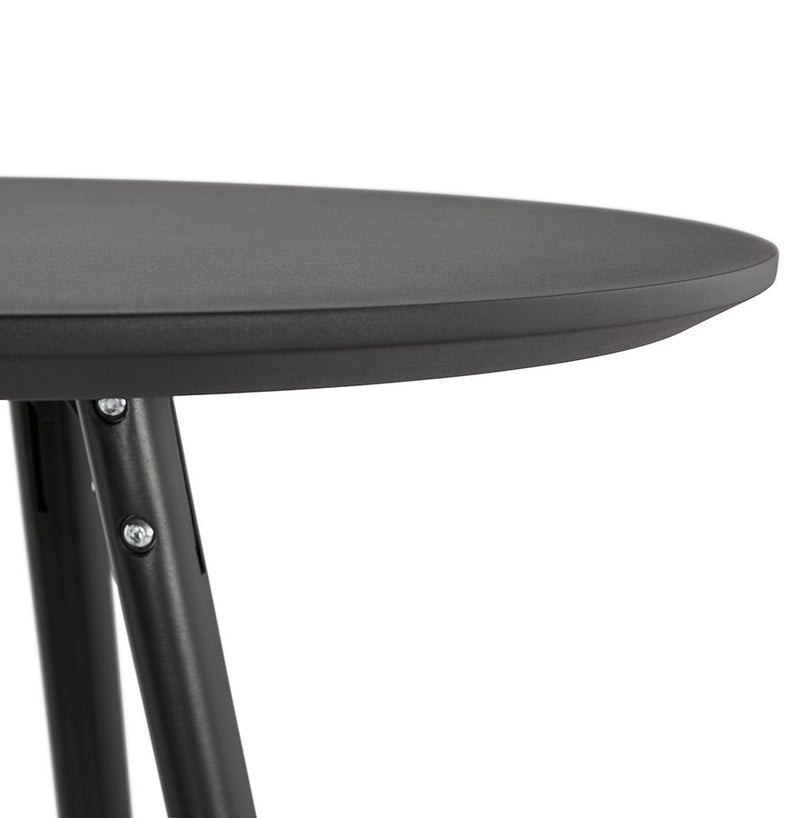 Hoge design tafel / Statafel 'GALA' in zwart hout - Majorr