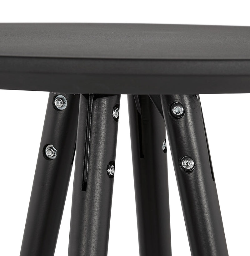 Hoge design tafel / Statafel 'GALA' in zwart hout - Majorr