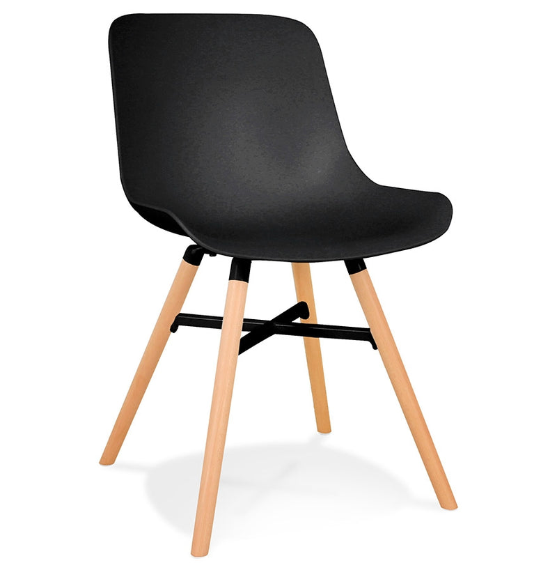 Zwarte design stoel 'GLADYS' - Majorr