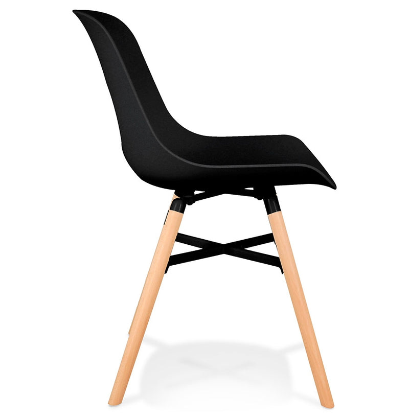 Zwarte design stoel 'GLADYS' - Majorr