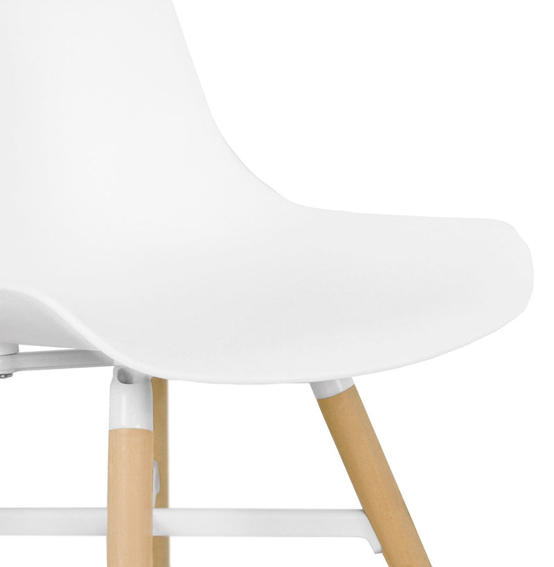 Witte design stoel 'GLADYS' - Majorr