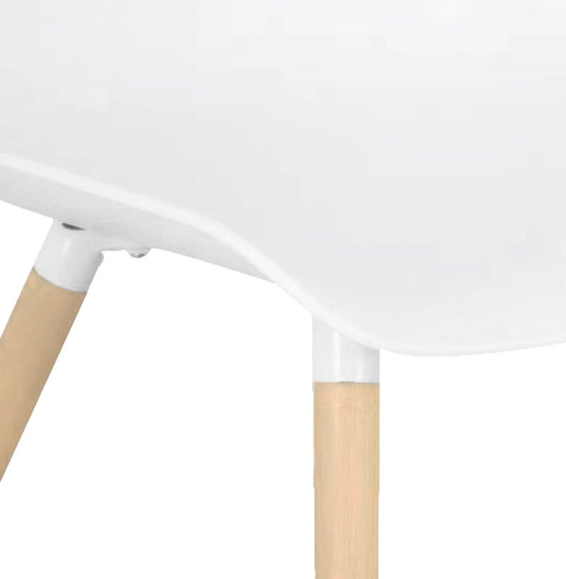 Witte design stoel 'GLADYS' - Majorr