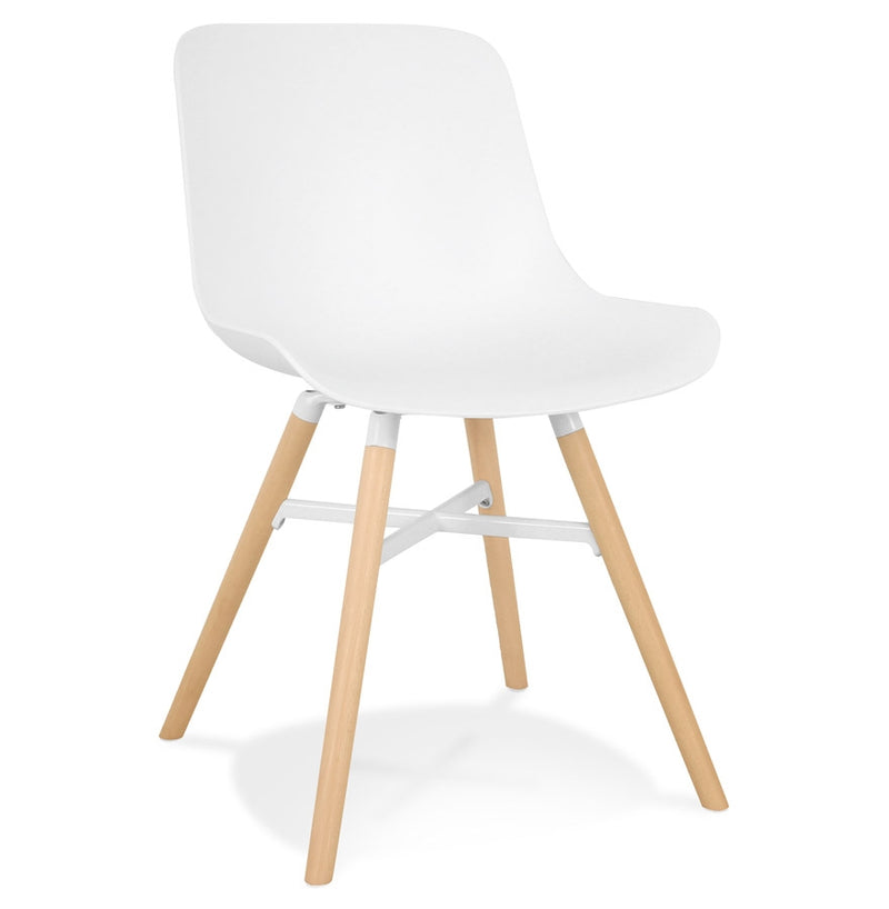 Witte design stoel 'GLADYS' - Majorr
