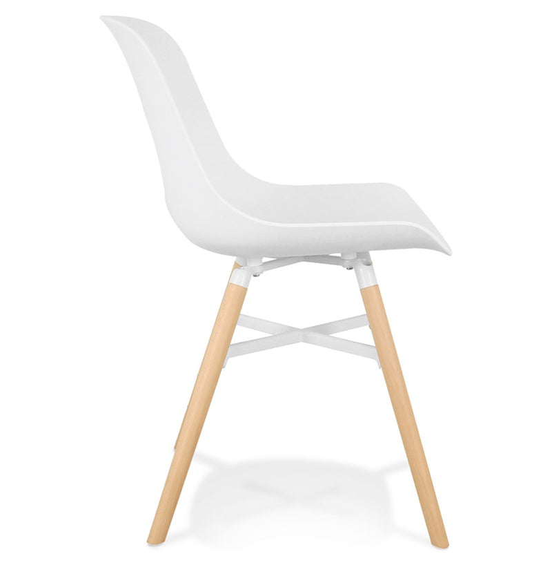 Witte design stoel 'GLADYS' - Majorr