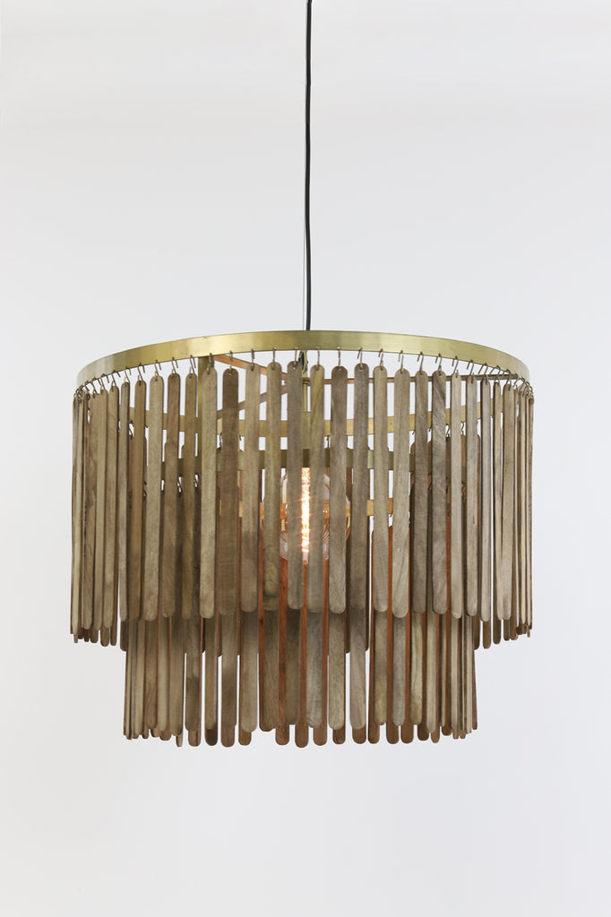 Hanglamp Gularo - Donkerbruin - Ø60cm - Majorr