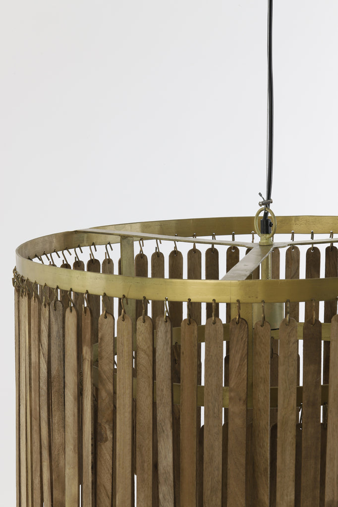 Hanglamp Gularo - Donkerbruin - Ø60cm - Majorr