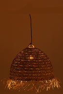 Hanging Lamp Orb Seagrass Natural - Majorr