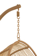 Hanging Chair Oval Steel Natural - Majorr