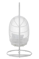 Hanging Chair Oval Steel White - Majorr