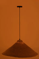 Hanging Lamp Cone Seagrass Natural - Majorr