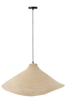 Hanging Lamp Cone Seagrass White - Majorr