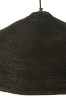 Hanging Lamp Hat Moonj Grass Black Large - Majorr
